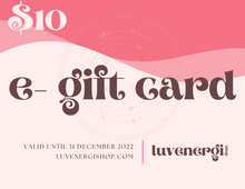 Load image into Gallery viewer, luvenergishop e-gift card ♡