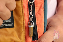 Load image into Gallery viewer, double terminated crystal keychain