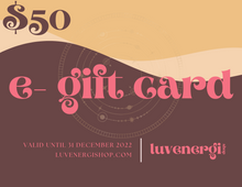 Load image into Gallery viewer, luvenergishop e-gift card ♡
