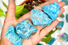 Load image into Gallery viewer, raw rough blue apatite
